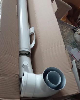 Kit scarico fumi scaldabagno nuovo con scontrino 