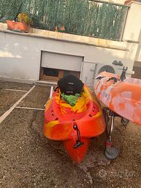 Kayak pesca escursioni mare e lago