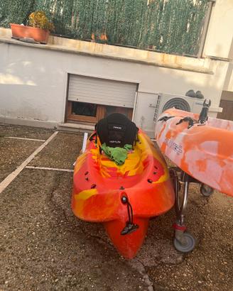 Kayak pesca escursioni mare e lago