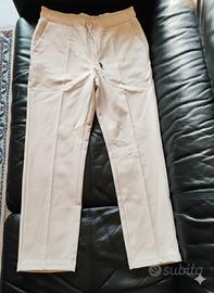 Pantaloni Calzedonia similpelle beige Taglia M