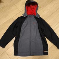 Giacca Nike vintage con interno in pile rosso 