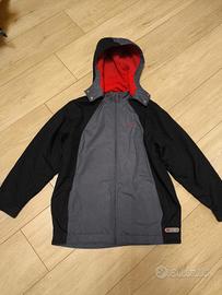 Giacca Nike vintage con interno in pile rosso 