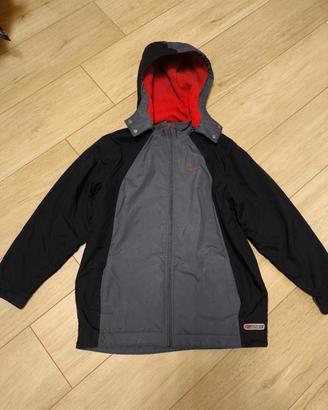 Giacca Nike vintage con interno in pile rosso 