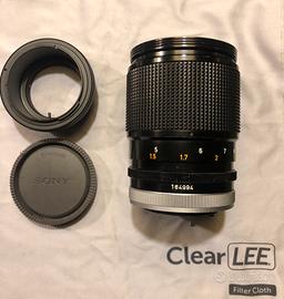 Canon FD 135mm S.C. f/2.5 + Adattatore Sony Nex