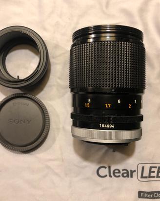 Canon FD 135mm S.C. f/2.5 + Adattatore Sony Nex