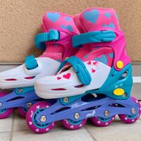 Pattini Roller Bambina 31-34 con Protezioni 2XS