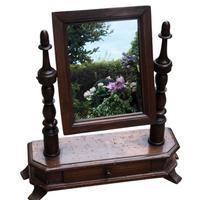 Antica specchiera in legno massello