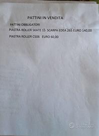 Pattini obbligatori