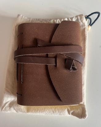 Diario in vera pelle Vintage con pagine in cotone