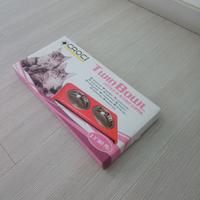 TWIN BOWl ciotole in acciaio con base in plastica