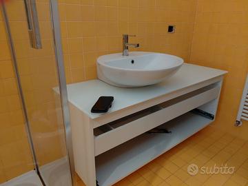 Mobile Bagno senza lavandino larghezza 140 cm