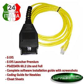 Interfaccia Ethernet a OBD Cavo E-SYS ICOM codific