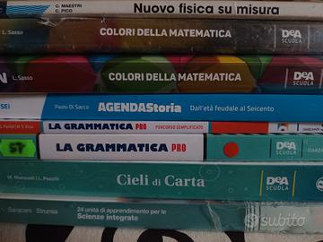 libri scolastici 1 e 2 anno scuole superiori