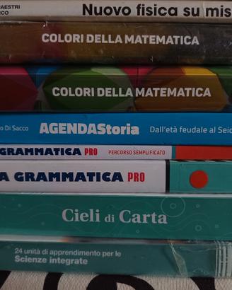libri scolastici 1 e 2 anno scuole superiori