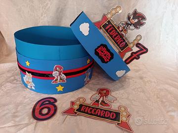 Torta porta caramelle Sonic