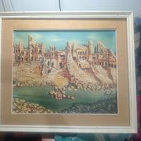 Quadro "Dopo la guerra" F. Maglio