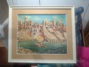 Quadro "Dopo la guerra" F. Maglio