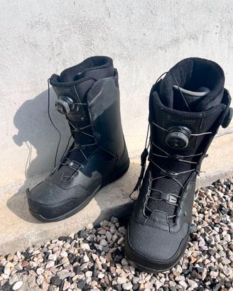 Scarponi Snowboard Ride Lasso Dual BOA Black n. 46