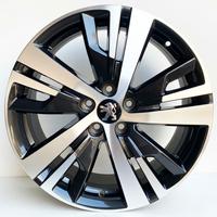 4 cerchi lega peugeot 3008 5008 r18 lt2027
