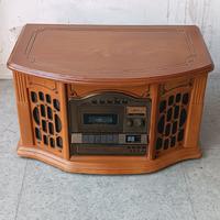 Lettore vinili cd cassette radio e jack per cuffie