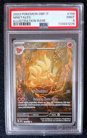 PSA 9 Ninetales Illustration Rare 199/197 ITA