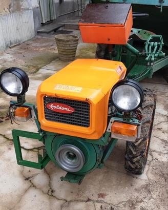 motocoltivatore diesel con. rimorchio ribaltamento