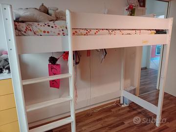 letto a soppalco bambini + scrivania