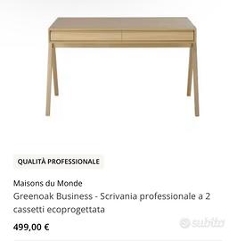 tavolo scrivania Maison du Monde Greenoak business