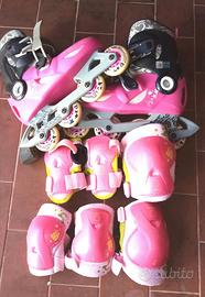 Pattini Roller oxelo bambina regolabili 32-34