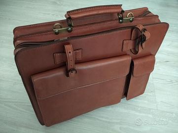 BORSA IN CUOIO AZZINI PELLETTERIE