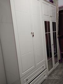 Armadio laccato bianco