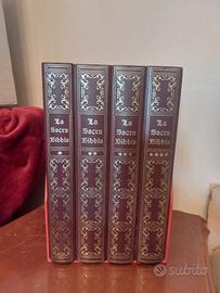 La Sacra Bibbia illustrata 4 volumi da collezione