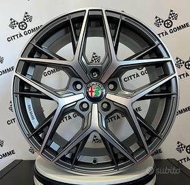 CERCHI IN LEGA ALFA GIULIETTA STELVIO GIULIA DA 18
