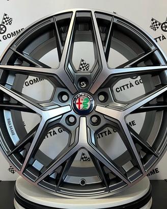 CERCHI IN LEGA ALFA GIULIETTA STELVIO GIULIA DA 18