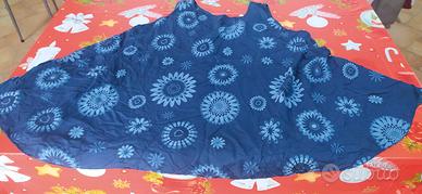 Canottiera Blu Floreali 