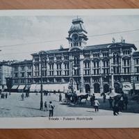 Antica cartolina Trieste - Palazzo Municipale