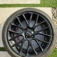 4 cerchi john cooper works + kit gonfiaggio