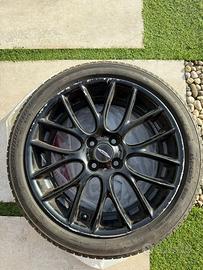 4 cerchi john cooper works + kit gonfiaggio