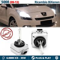 2 Lampade BI-XENON D1S Peugeot 5008 Ricambio 6000K