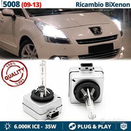 2 Lampade BI-XENON D1S Peugeot 5008 Ricambio 6000K