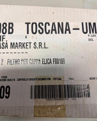 Kit 2 filtri per cappa Elica F00169
