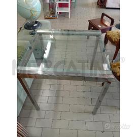 TAVOLO QUADRATO ALUNG VETRO