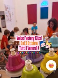 Laboratorio Musicale e di canto Voice Factory Kids