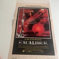 Locandina Excalibur 1981 70x34