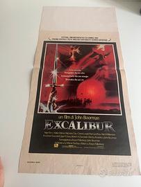 Locandina Excalibur 1981 70x34