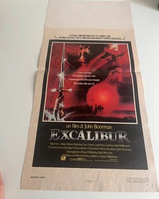 Locandina Excalibur 1981 70x34
