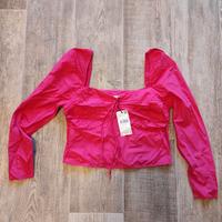 Blusa Mango Rosa – NUOVA con Etichetta