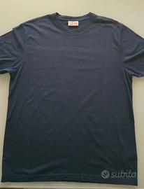 Tshirt Dover in jersey di cotone blu navy 