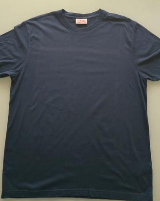 Tshirt Dover in jersey di cotone blu navy 