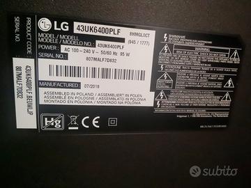 tv lg lg43uk6400plf